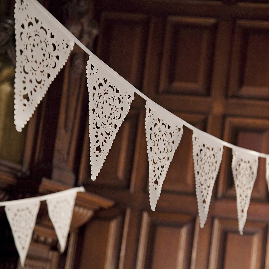 Lace Wedding Bunting, 1 of 12