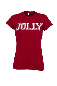 Womens Festive Christmas Jolly Slogan Tshirt, 5 of 6