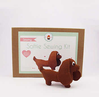 Make Your Own Sausage Dog Sewing Kit, 3 of 7