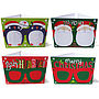 Christmas Card Pack Of Four Fun Glasses, thumbnail 4 of 5