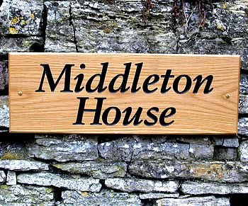 Personalised Oak House Sign, 11 of 11