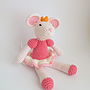 Hand Crochet Princess Mouse, thumbnail 1 of 3