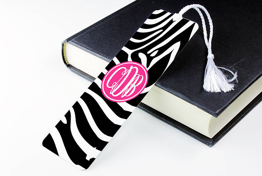 Personalised Zebra Metal Bookmark, 1 of 6