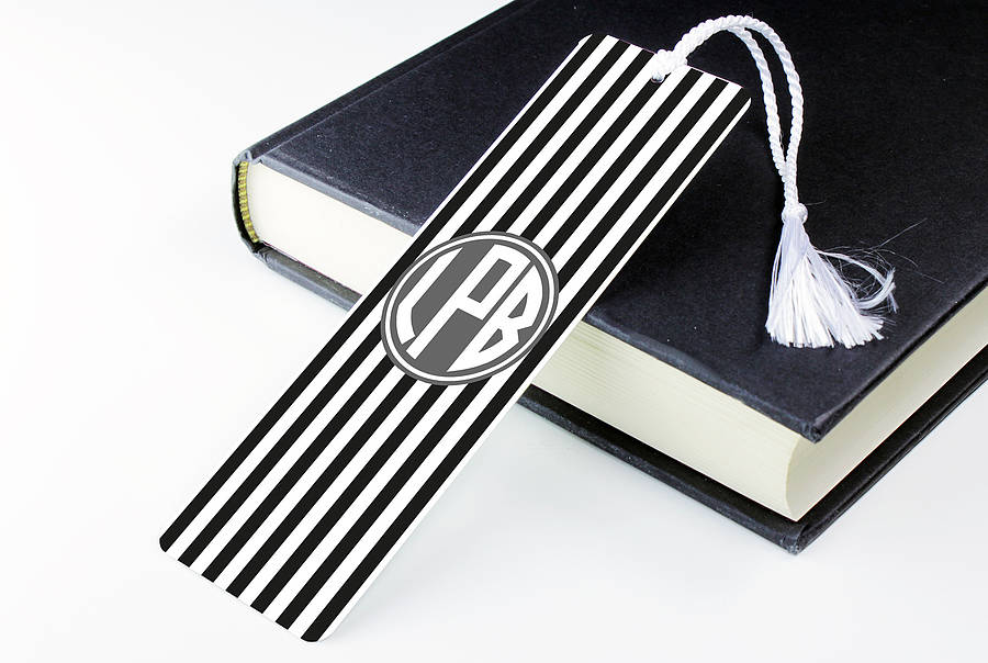 Personalised Stripe Metal Bookmark, 1 of 6