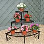 Three Tier Decorative Corner Pot Stand, thumbnail 1 of 2