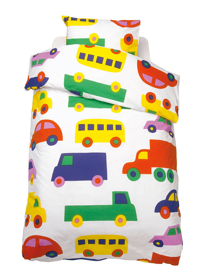 Cars Cot Bed Duvet And Pillowcase Set By Little Baby Company ...