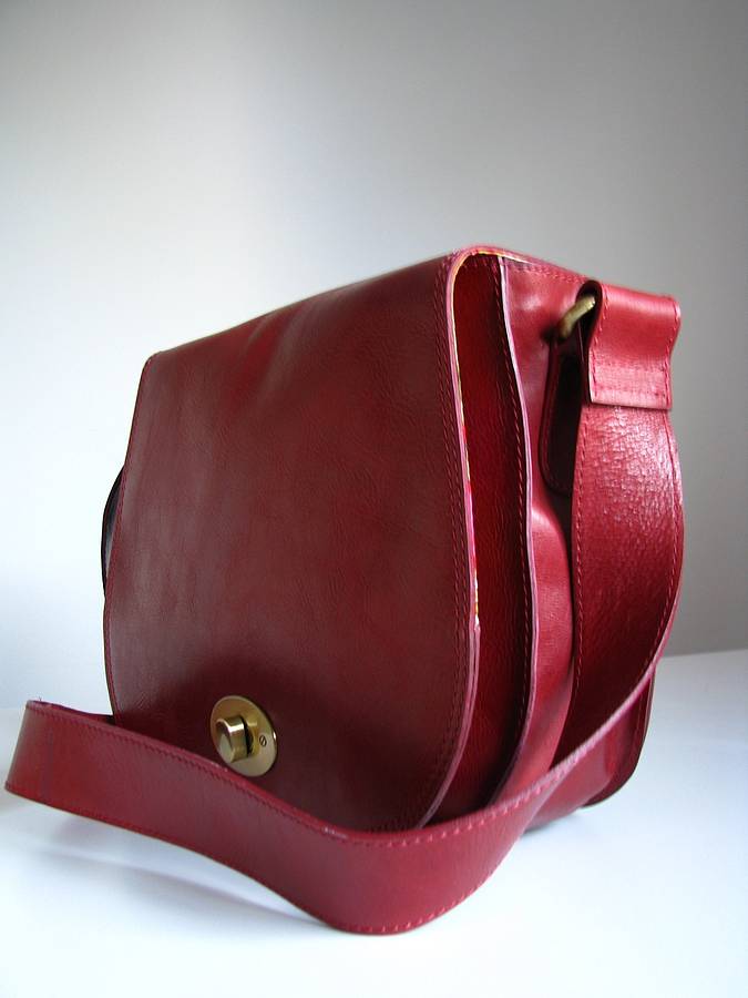 Leather Handbag Messenger Style By The Leather Store ...