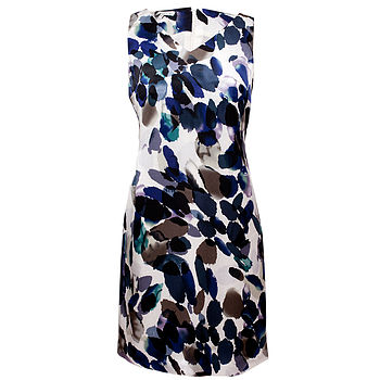 Sophie Floral Print Silk Dress By The Silk Boutique