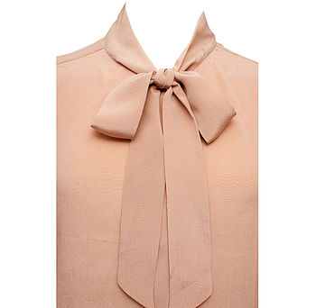 Juliet Silk Pussy Bow Blouse, 2 of 4
