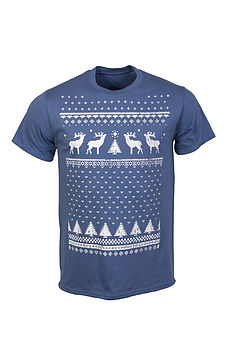 Childrens Christmas Reindeer Glow In The Dark Tshirt, 3 of 8
