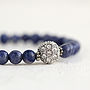 Blue Aventurine And Crystal Bracelet, thumbnail 3 of 8