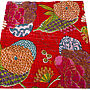 Set Of Two Tropical Kantha Cushion Covers, thumbnail 6 of 8