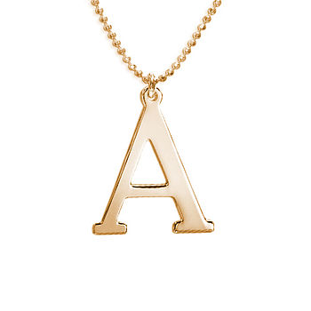 Personalised Capital Letter Necklace, 3 of 12