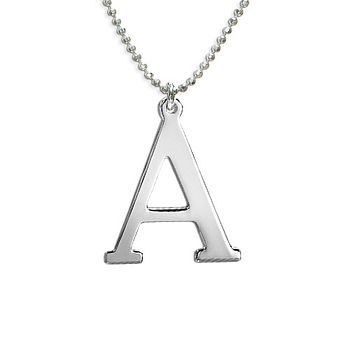 Personalised Capital Letter Necklace, 5 of 12