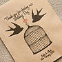 10 Love Birds Personalised Seed Packet Favours, thumbnail 2 of 6