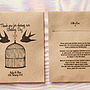 10 Love Birds Personalised Seed Packet Favours, thumbnail 5 of 6