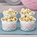 chevron treat / ice cream party tub bowls by ginger ray ...