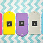 Set Of 20 Colour Pop Luggage Tags, thumbnail 3 of 3