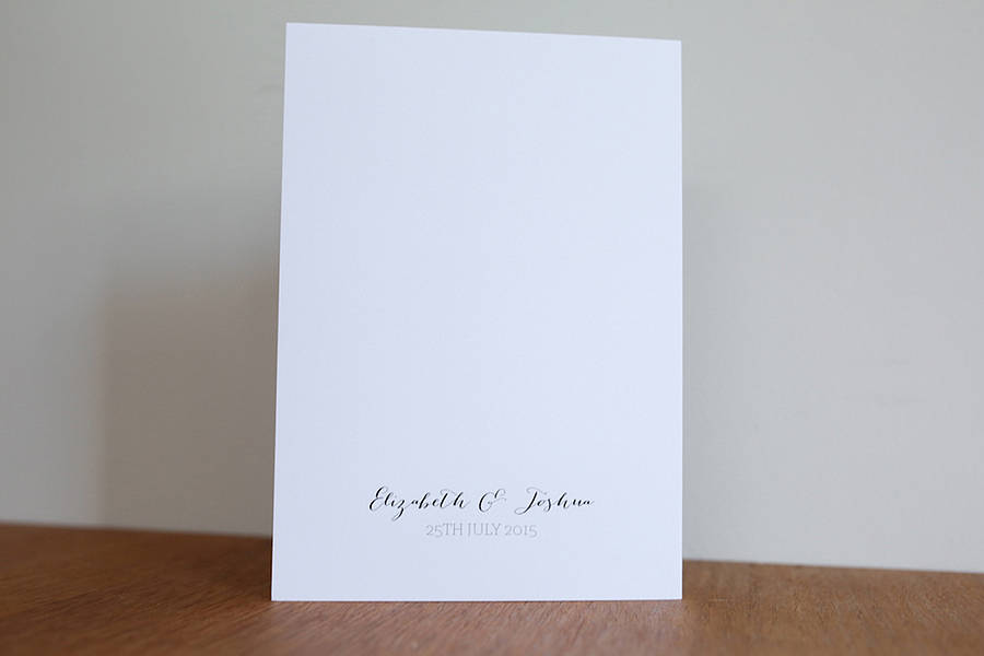 personalised danish porcelain thank you card by lucy says i do ...