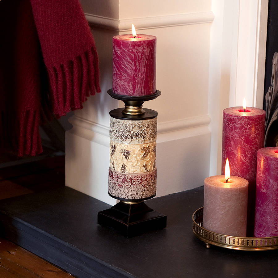 Decorative Embossed Candle Holder By Jodie Byrne | notonthehighstreet.com