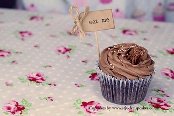 Set Of Ten 'Eat Me' Cupcake Toppers, 5 of 5
