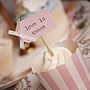 Set Of Ten 'Love Is Sweet' Cupcake Toppers, thumbnail 5 of 5