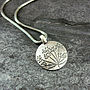 Cow Parsley Flower Pendant In Sterling Silver, thumbnail 1 of 4