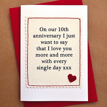 Personalised 'On Our Anniversary' Card, 3 of 6