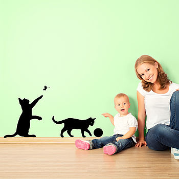 Cat Wall Art Stickers, 3 of 5