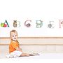 Alphabet Fabric Wall Stickers, thumbnail 1 of 2