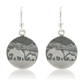 Mother And Baby Elephant Earrings, 2 of 5