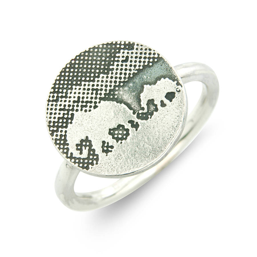 Silver Mother And Baby Elephant Ring, 1 of 3