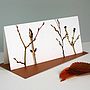 ' Winter Branches ' Botanical Card, thumbnail 2 of 3