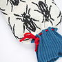 Beetle Knitted Hot Water Bottle Cover, thumbnail 8 of 9