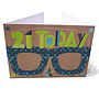 21st Birthday Card Glasses For Him, thumbnail 7 of 7