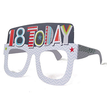 18th Birthday Card Glasses For Him, 3 of 7