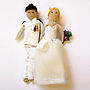 Personalised Knitted Bride And Groom Doll Keepsake, thumbnail 9 of 9