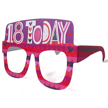 18th Birthday Card Glasses For Her, 3 of 7