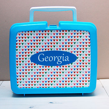 Personalised Girls Plastic Lunch Box, 6 of 12