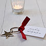 Valentine's Day Star Keyring And Personalised Tag, thumbnail 3 of 3