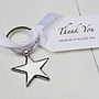 Star Keyring And Personalised Tag Favours, thumbnail 1 of 3
