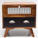 upcycled bedside cabinet by i love retro | notonthehighstreet.com