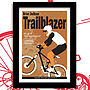 Mountain Bike Personalised Cycling Print, thumbnail 5 of 6