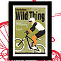 Mountain Bike Personalised Cycling Print, thumbnail 1 of 6