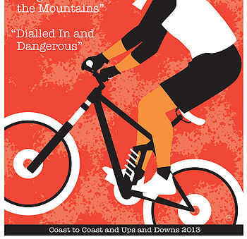 Mountain Bike Personalised Cycling Print, 6 of 6
