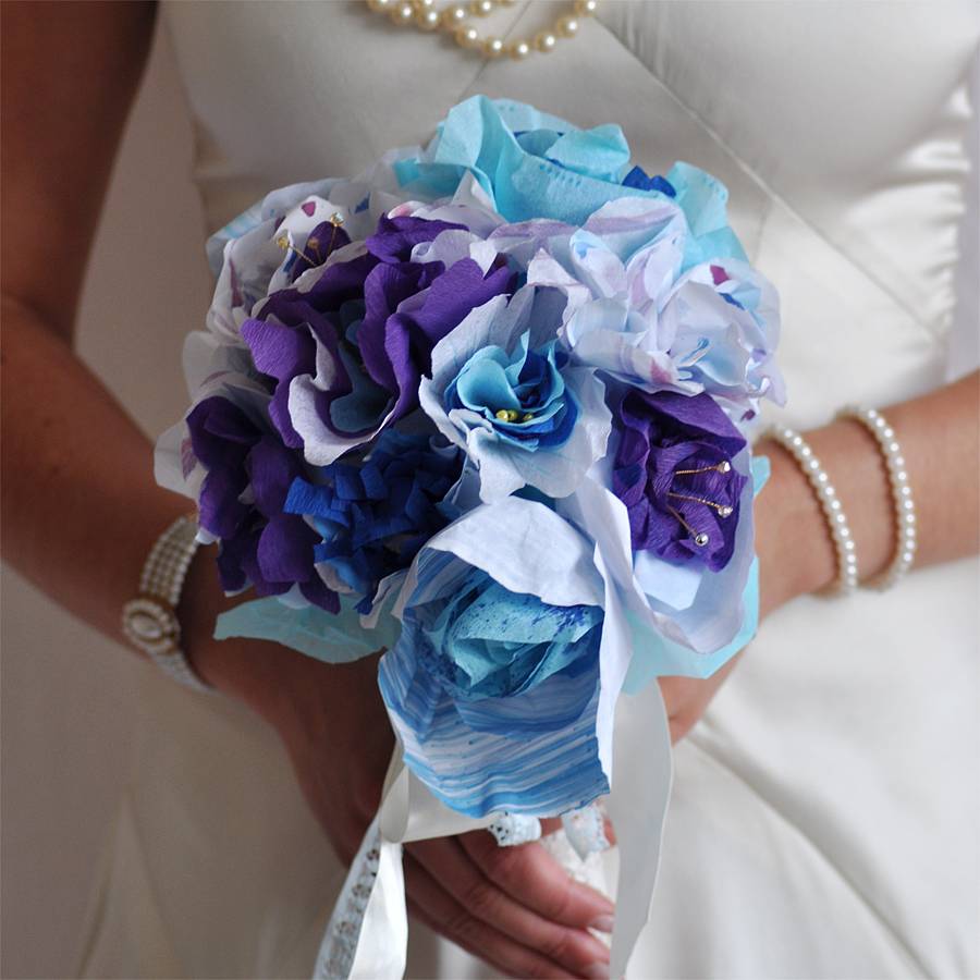 something blue paper posie by paper posies | notonthehighstreet.com