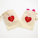 love heart personalised gift bag by postbox party | notonthehighstreet.com