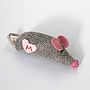 Personalised Heart Catnip Mouse, thumbnail 2 of 3