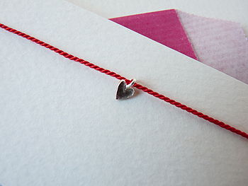 Handmade Love Heart Silk Bracelet, 4 of 9