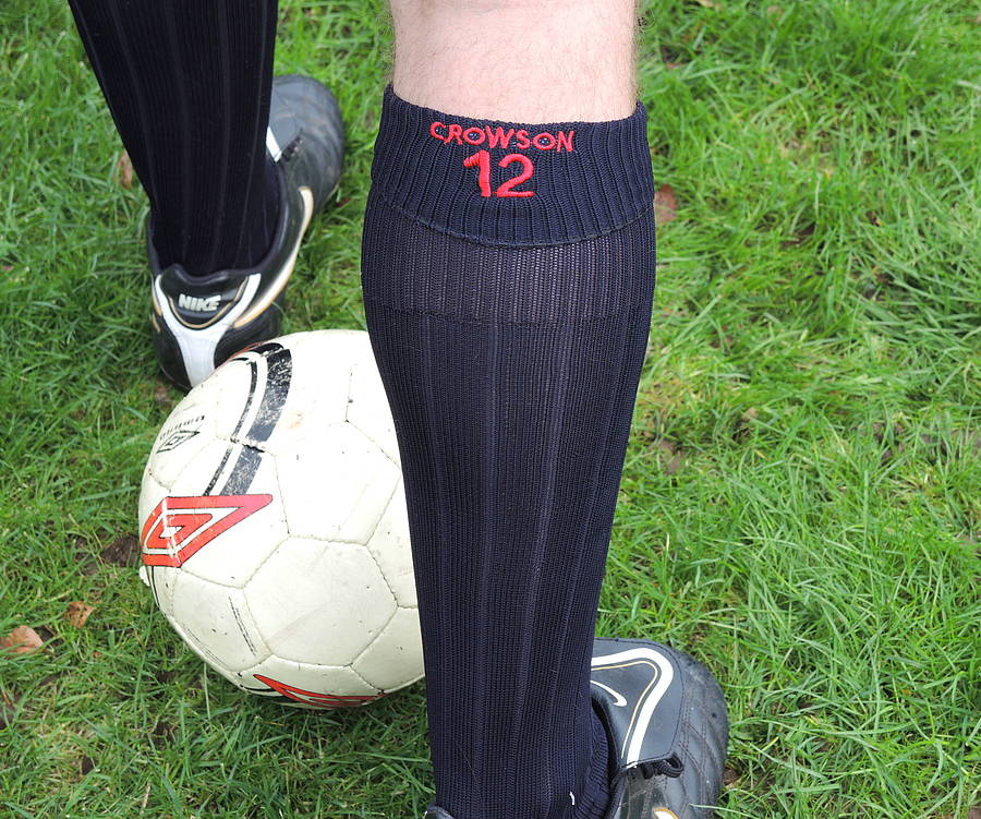 Personalised Football Socks By Solesmith | notonthehighstreet.com